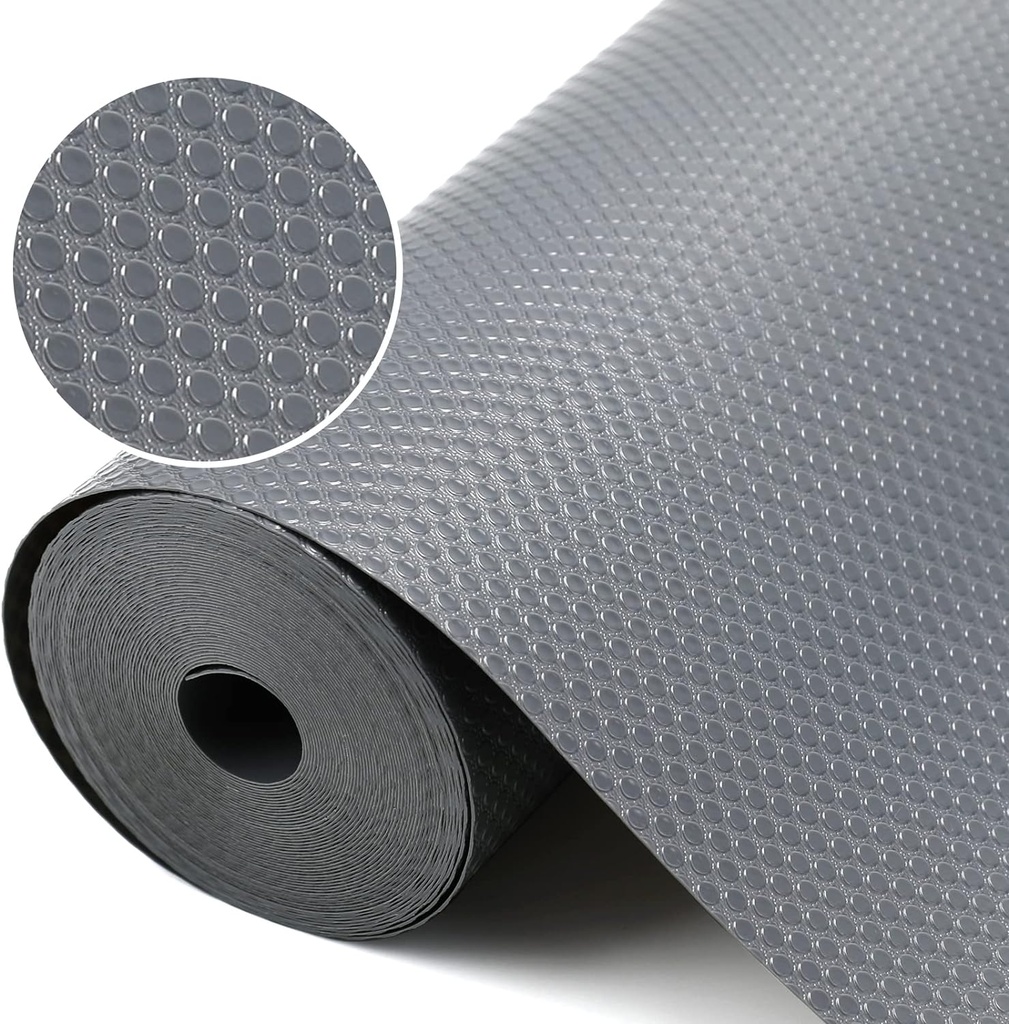 رول بطانة 10 متر وتربروف مانعة للأنزلاق لأرفف وأدراج الدواليب والثلاجات قابل للقص والغسيل