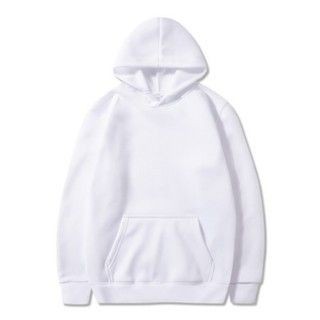 Hoodie Stock Resirve Unisex - White