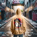 Mr. Roshi هودي اوفر سايز قطن