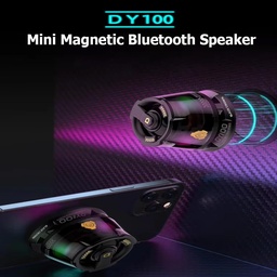 [HH00016280] سبيكر لاسلكي مغناطيسي ميني مع اضاءة ار جي بي قابل للشحن بقوة 5 فولت