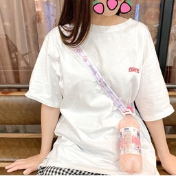 [HH00016354] حزام كتف لحمل زجاجات المياه والعصائر بطول قابل للتعديل 55سم