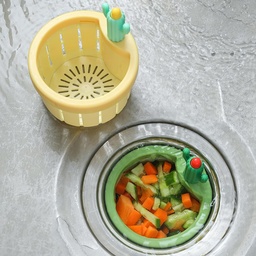 [HH00016358] صفاية حوض من البلاستيك شكل صبارة لمنعه من الانسداد