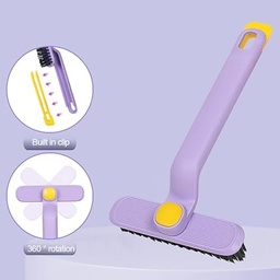 [HH00017219] فرشة تنظيف قابلة للدوران 360 درجة مع ملقط لالتقاط الشعر