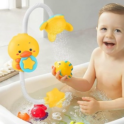 [HH00017660] دش استحمام للأطفال بشكل بطة مجسمة بنظامين رش للمياه