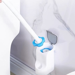 [HH00018212] فرشة تواليت مع 8 رؤوس تنظيف قابلة للفصل للاستخدام مره واحده فقط