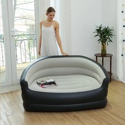 [HH00018356] كنبه قابلة للنفخ مع مضخة هواء  تصميم مريح مناسبه لغرف النوم و المعيشه