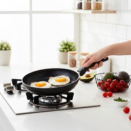 [HH00018849] طاسة تيفلون للقلي والتحمير مقاومة للالتصاق - مقاس 26