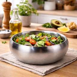 [HH00018856] بولة استانلس ستيل تركي عميقة للسلطة مقاس 28 سم