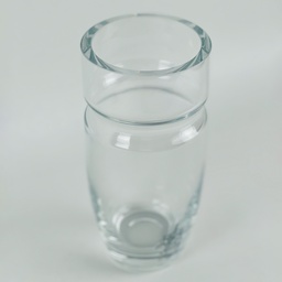 [HH00018963] فازة ورد شيك زجاج شفاف لتجديد ديكور البيت