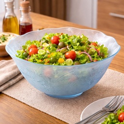 [HH00018990] بولة زجاج لتقديم وتناول السلطات والفواكه