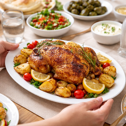 [HH00018996] سيرفيس بيضاوي الشكل  مقاس 40 * 25 سم لتقديم الطعام