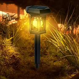 [HH00019562] كشاف أرضي لإضاءة الحدائق والممرات يعمل بالطاقة الشمسية - 2 قطعة