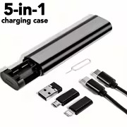 [HH00019769] كابل شاحن 5 في 1 للشحن ونقل البيانات 60 واط