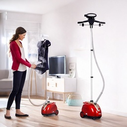 [HH00019784] مكواة بخار عمودية بستاند وشماعة لكي الملابس بقدرة 1800 واط وسعة خزان 1.5 لتر