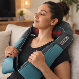 [HH00019902] جهاز مساج ب 8 رؤوس لتدليك عميق لعضلات الرقبة والظهر 30 وات