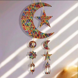 [HH00002431] دلاية هلال رمضان كبير بألوان خيامية وأشكال أندلسية