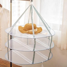 [HH00003262] منشر حمام شبك 3 ادوار دائري لتجفيف الملابس الداخلية والجوارب