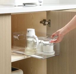 [HH00004038] درج اكليريك قابل للسحب لسهولة الوصول للمنتجات منظم لدواليب المطبخ والثلاجة