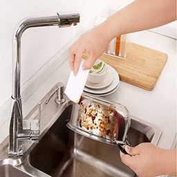 [HH00004204] اسفنجة التنظيف السحرية لإزالة البقع الصعبة بالماء بدون منظفات ومواد كميائية