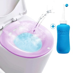 [HH00004629] حوض تواليت لعمل حمام دافئ لعلاج البو ا سير ولفترة ما بعد الولادة مع شطاف محمول برأس متحركة