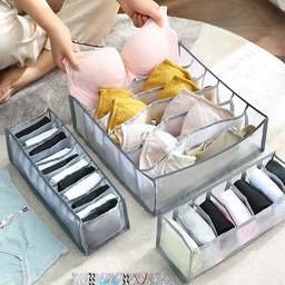 منظم ملابس 3 قطع لترتيب البناطيل والتيشرتات والقمصان داخل الادراج والدواليب