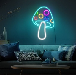 [HH00005575] Funny Mushroom Neon Led Light Sign Art Decor