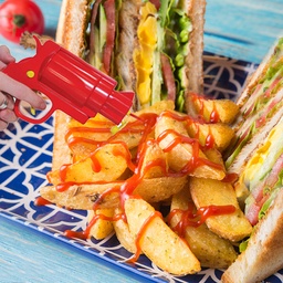 [HH00005756] ديسبنسر الكاتشب والمايونيز والمستردة على شكل لعبة