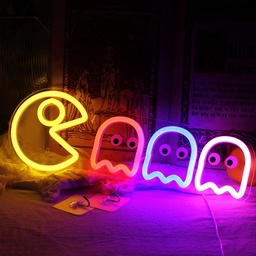 [HH00005822] Pac Man Neon Led Light Sign Art Decor
