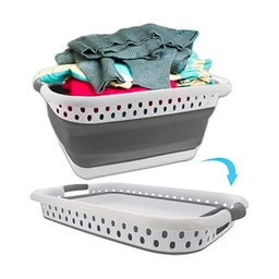 [HH00006028] طبق غسيل جامبو سيليكون بيد من الجانبين لسهولة الحمل قابل للطي