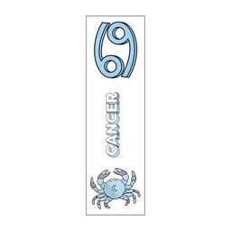[HH00006767] Cancer Zodiac Vinyl Sticker Pack Reusable &amp; Waterproof