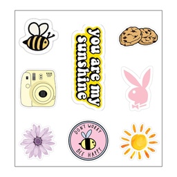 You Are My Sunshine Vinyl Sticker Pack Reusable &amp; Waterproof