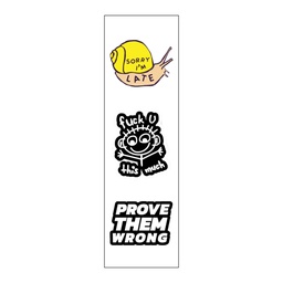 [HH00007031] Prove Them Wrong Vinyl Sticker Pack Reusable &amp; Waterproof