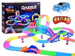 [HH00007378] لعبة سباق سيارات بمسار كبير 360 قطعة بريموت كنترول للتحكم عن بعد