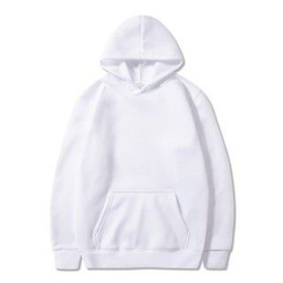 Hoodie Stock Resirve Unisex - White
