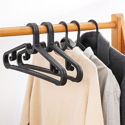 [HH00009705] طقم شماعات 10 قطع لتعليق التيشرتات والقمصان والبناطيل من البلاستيك