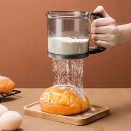 [HH00009804] منخل دقيق يدوي 250 ملي بمعيار بمقبض يد مريح من الاكليريك