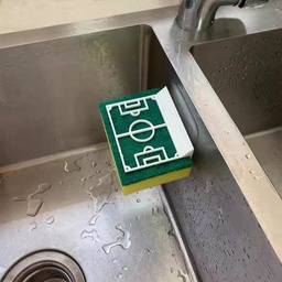 [HH00013554] اسفنجة بحامل شكل ملعب كرة مع دبل فيس قوي