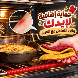 [HH00014316] حامي رف الفرن السيليكون مقاوم للحرارة اثناء الطهي