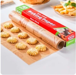 [HH00014677] رول ورق زبده لعدم التصاق الطعام في الصواني  والايرفراير مقاس 10 متر * 30 سم