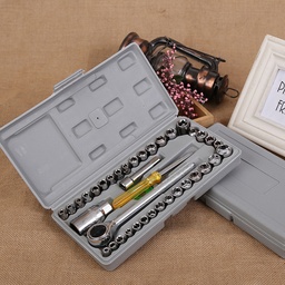 [HH00015897] طقم مفاتيح ربط مكون من  40 قطعة  لاصلاح السيارات والدراجات